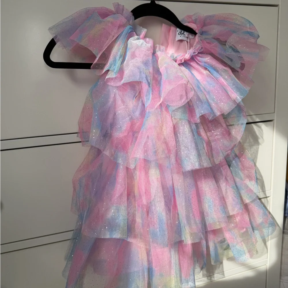 Lola + The Boys Rainbow Tulle Party Dress Size 4 NWT - Picture 1 of 2